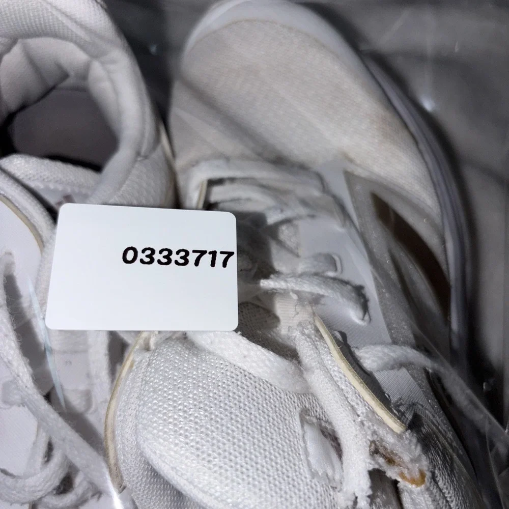 Adidas Galaxy‎ 5 White Champagne Metallic Women's Running Shoes Size 8 Cloudfoam